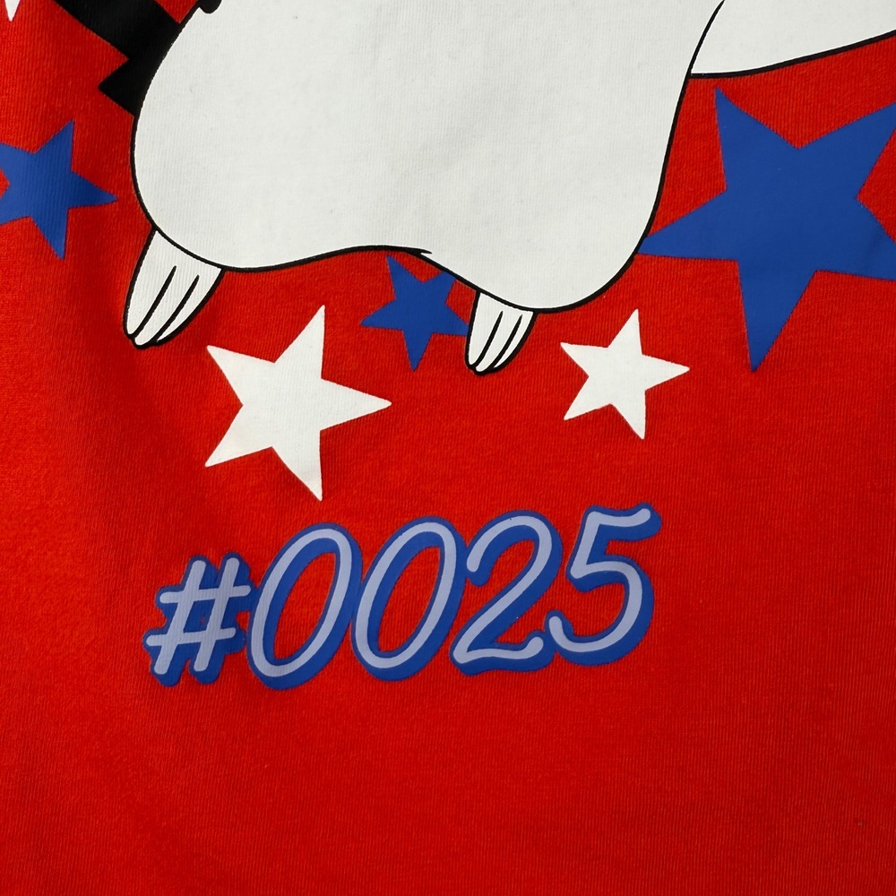 Pokemon Pikachu Red Graphic T-Shirt Kids Medium #0025 Stars Mad Engine MD - Picture 7 of 10